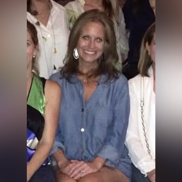 Splendid Super Soft Denim Button-Up Romper Sz:Med - Picture 2 of 13